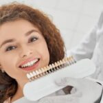 Porcelain veneer for treating uneven or misshaped teeth